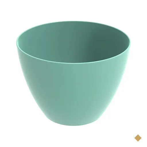Tigela Redonda Grande 6,2L Verde Menta Crippa Travessa Servir Salada Frutas…