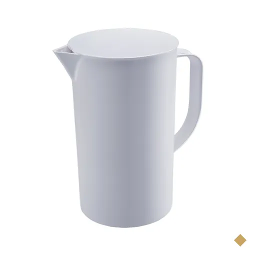 Jarra de Suco 2 litros com Tampa Coza Casual Água Chá Bebida Branco