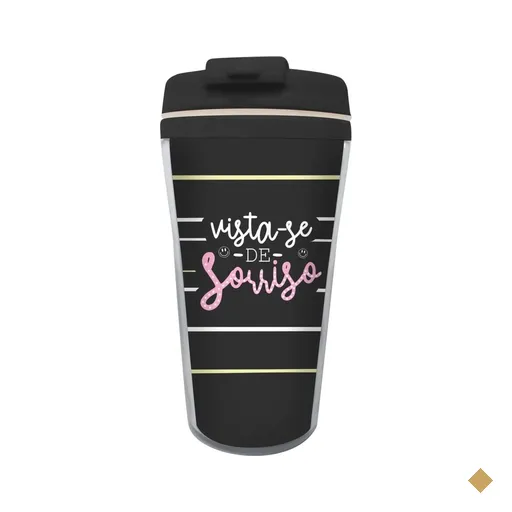 Copo Térmico 200 ML duas camadas - SORRISO