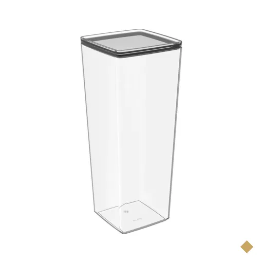 Pote Hermético Cristal Crippa Porta Mantimentos 3L Condimentos Transparente