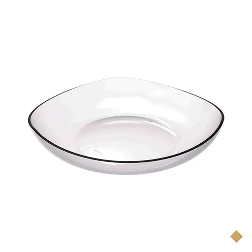 Cesta para Frutas Verduras Fruteira de Mesa Transparente 3,5L Trio Crippa…