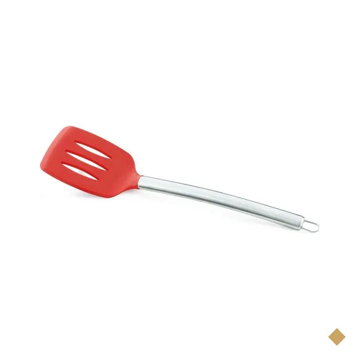 Espatua Vazada silicone com  cabo de aço inox