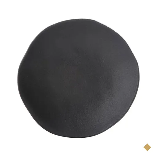 Prato Fundo Orgânico Preto Matte 21cm Porto Brasil Cozinha