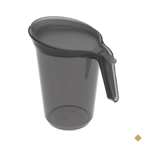 Jarra de Plástico com Tampa Fumê 2L Crippa Água Suco Bebidas