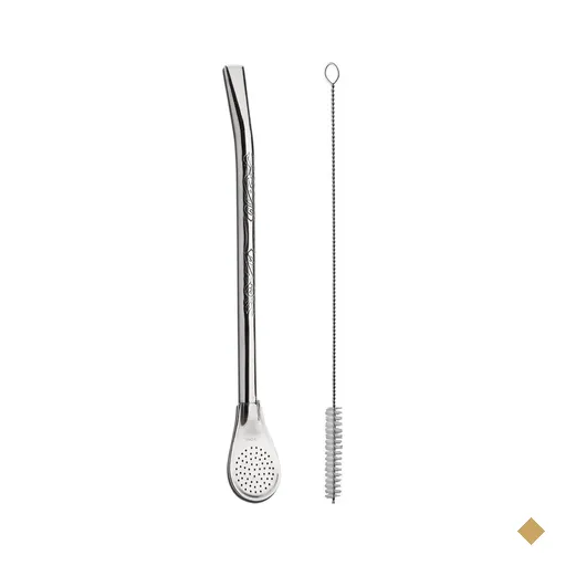 Bomba Bojo Pêra Para Mate 19cm Aço Inox Desenho Com Rosca