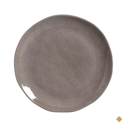 Prato Raso Bio Shimeji Cerâmica Porto Brasil 28cm Cozinha Mesa Posta Avulso
