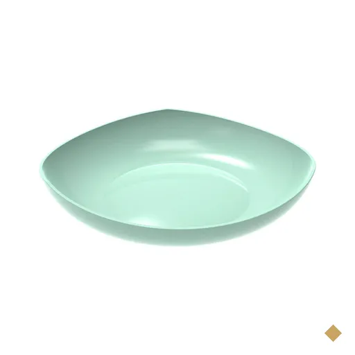 Fruteira de Mesa 3,5L Trio Crippa Bancada Verde Menta Porta Frutas Legumes
