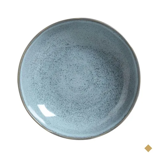 Prato Fundo Cerâmica 22,5cm Azul Bio Brezze 830ml Porto Brasil Stoneware Avulso