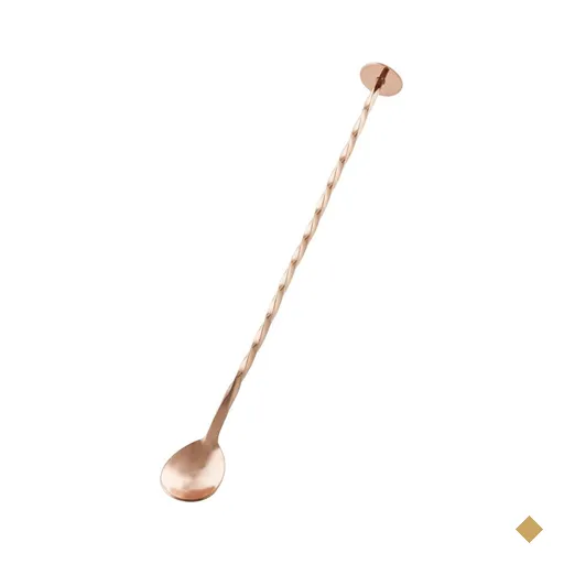 Colher Bailarina para bebidas - inox - cor cobre