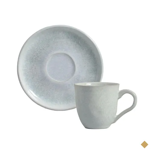 Xícara Chá Com Pires 170ml Bio Pietra Cinza Cerâmica Porto Brasil Cozinha…