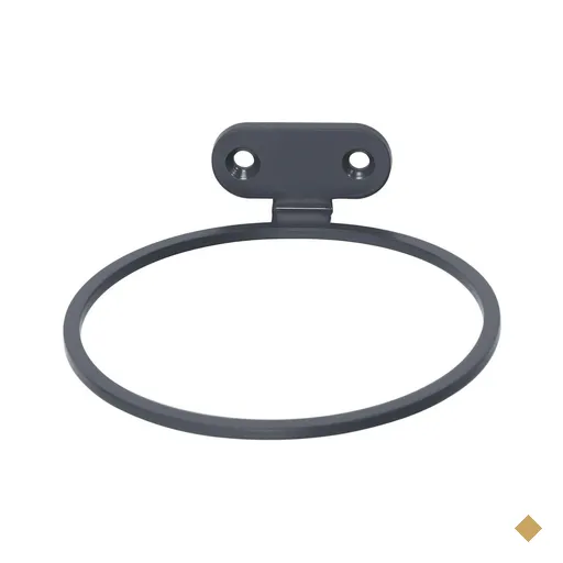Suporte Secador De Cabelos Parede Cinza 11cm Masutti Aramado Organizador
