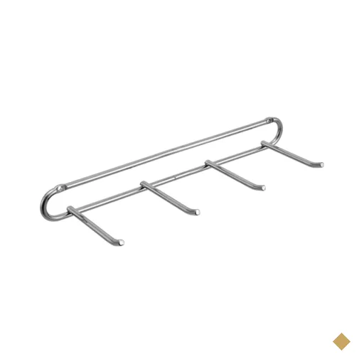 Suporte Para Cintos e Gravatas de Parede Pendurador com 4 Ganchos Cabideiro…