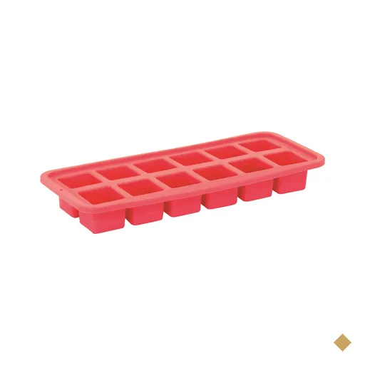 Forma para 12 cubos de Gelo - Vermelha