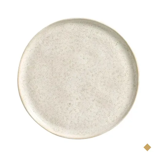 Prato Raso Porto Brasil 27cm Bio Vanilla Cerâmica Stoneware Orgânico Off…