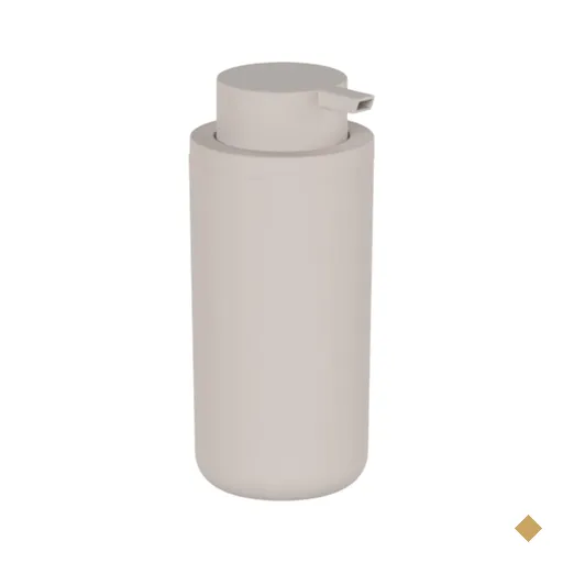 Saboneteira Dispenser Parede 500ml Bege Eleve Sabonete Liquido Ou Banheiro