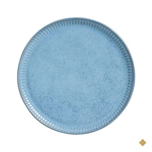 Prato Raso 27,5cm Cerâmica Azul Linhas Breeze Avulso Porto Brasil Jantar Mesa…