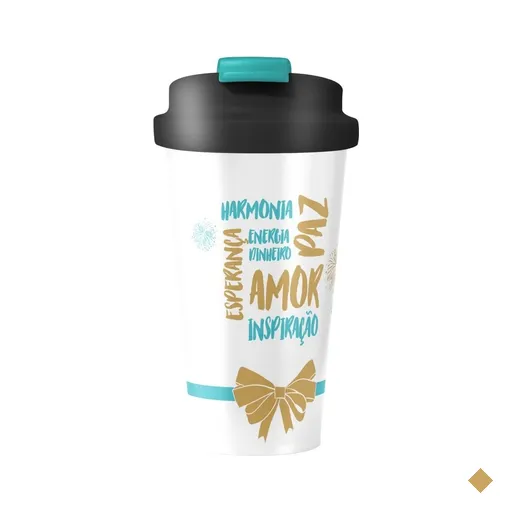 Copo Térmico 500 ML Cerigrafado - Desejos