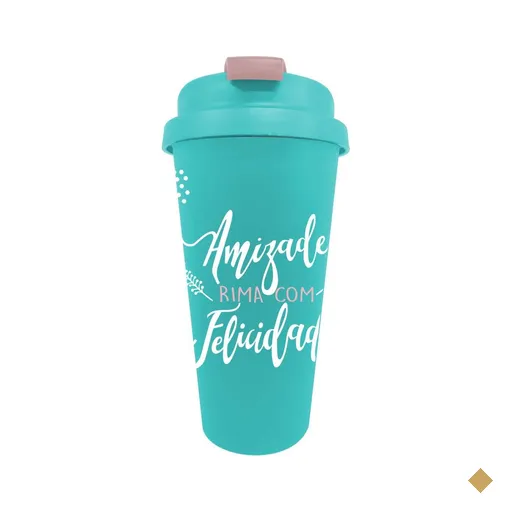 Copo Termico 500 ML Cerigrafado - Amizade Rima com