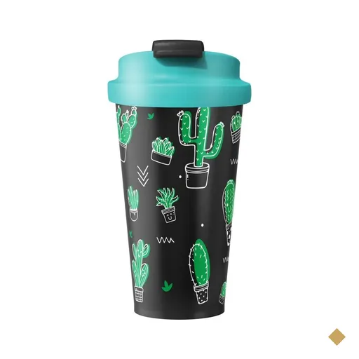 Copo Térmico 500 ML Cerigrafado - Cactos alegres