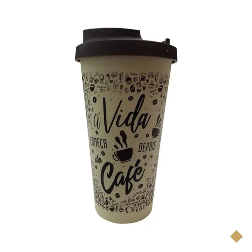 Copo Termico 500 ML Cerigrafado - a vida Começa