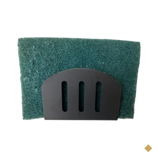 Porta Esponja de INOX com ventosa - redondo - Preto