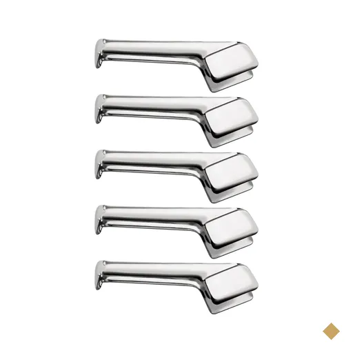 Kit 5 Pegadores 18cm para Servir Inox Multiuso Macarrão Massa Carne Salada…
