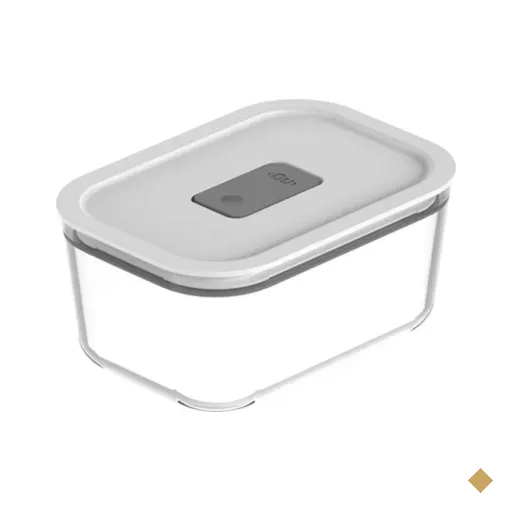 Pote De Vidro Hermético 725ml Marmita Comida Ou Branco Fresh Lock Mantimento
