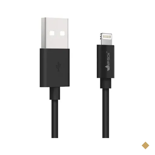 Cabo USB para Lightning, 1m, Preto, App-Tech PT 1 UN