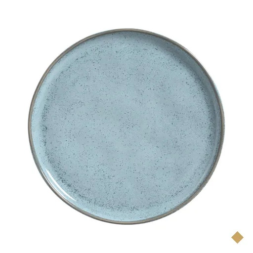 Prato Raso 27cm Bio Breeze Porto Brasil Cerâmica Stoneware Azul Avulso Servir…