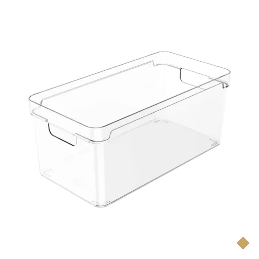Organizador Multiuso Empilhável 30x15x13cm Caixa Organizadora Transparente Com…