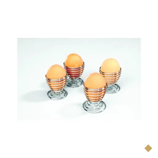 Conjunto com 4 Suportes para Ovos - Aço Hudson