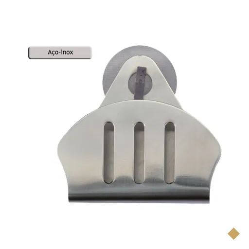 Porta Esponja de inox com ventosa - concha