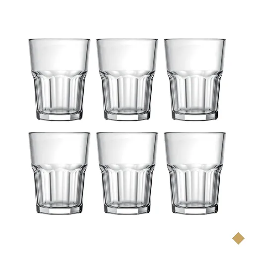 Jogo Com 6 Copos 200ml P/ Suco Água e Refrigerante Nadir Figueiredo em Vidro…