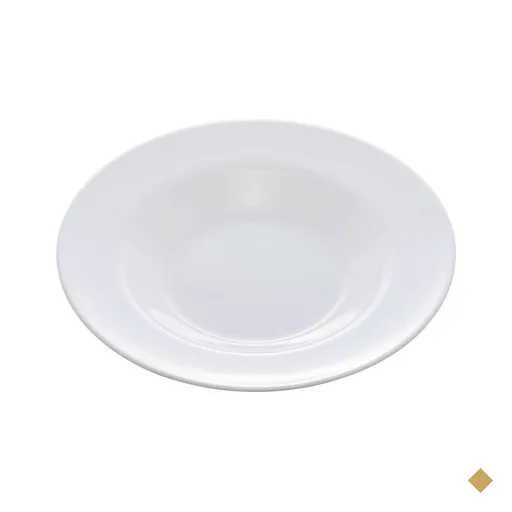 Prato Fundo Branco 28cm Vidro Opalino Avulso Massa Risoto Entradas Friends Time…