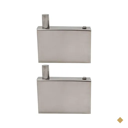 Kit 2 Ganchos em Aço Inox Cabide de Parede Roupas Toalheiro