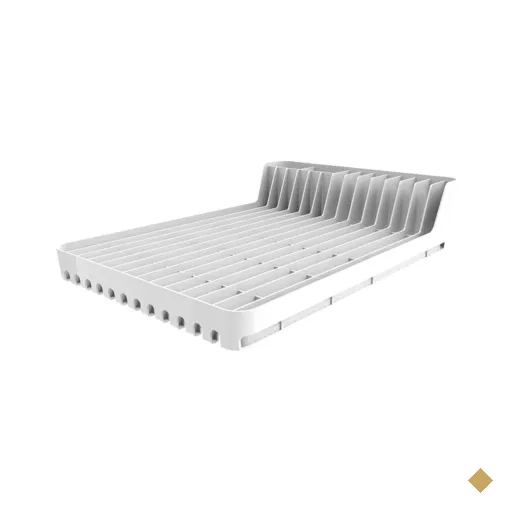 Escorredor de Pratos Louças Pop Branco Crippa Compacto Cozinha Pia