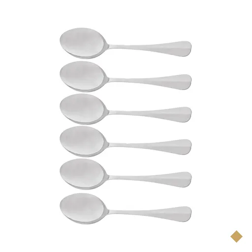 Kit 6 Colheres Aço Inox Servir Positano 26cm Lyor Colher Arroz Restaurante…
