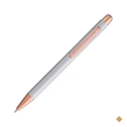 Caneta de luxo esferográfica, Cooper, Prata, tinta azul, DI11008S, Crown CX 1…