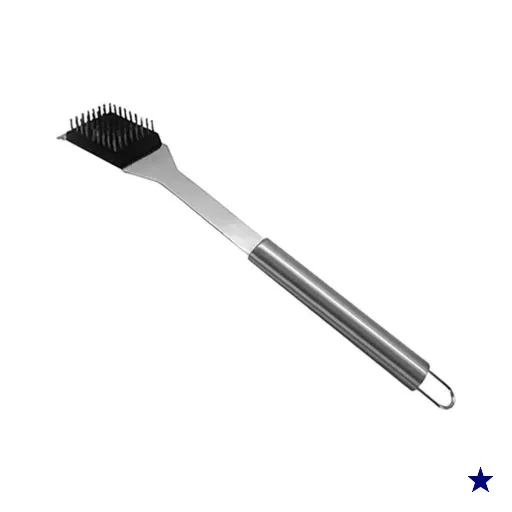 Escova para limpar Churrasqueira -  Profissional 43,5cm Inox