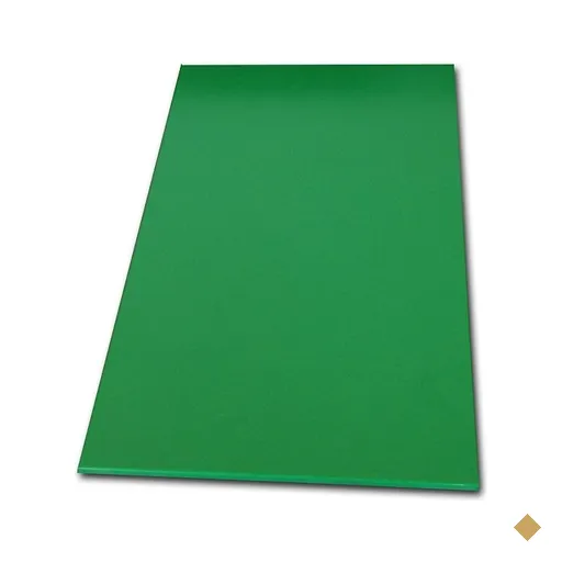Tabua de Corte Lisa em Polietileno - Verde - 33 x 25