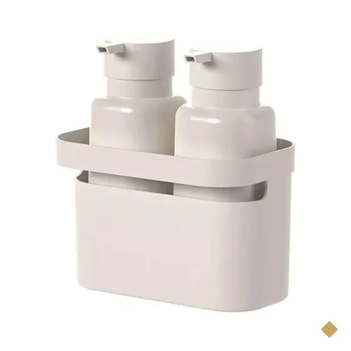 Kit 2 Dispensers 500ml Sabonete Líquido Sabão Organizador para Pia Cozinha