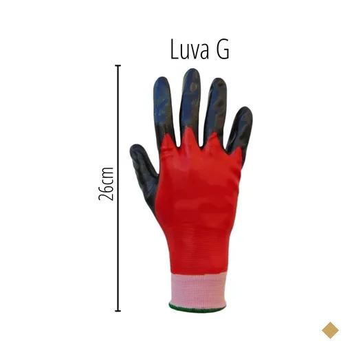 Par de Luva Termica Cozinha Churrasco 250 Graus - Calor - G