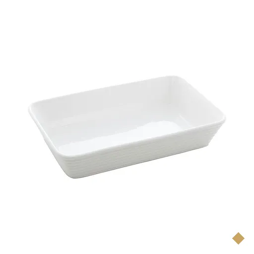 Assadeira de Porcelana Branca 1,5L Refratário Retangular Servir Mesa Posta…