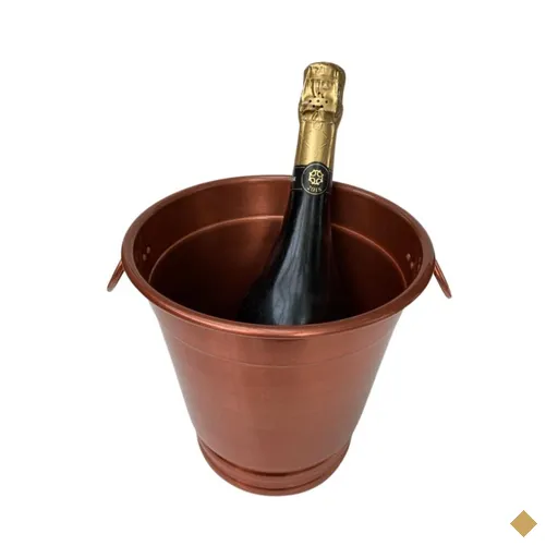 Champanheira cervejeira balde alumínio cor Cobre 5 litros