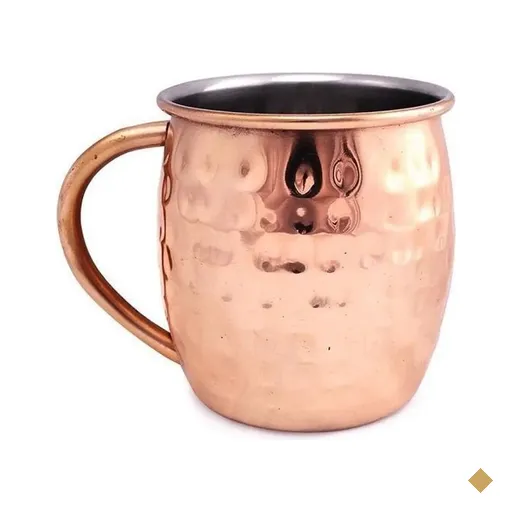 Caneca de inox para Moscow mule cor bronze