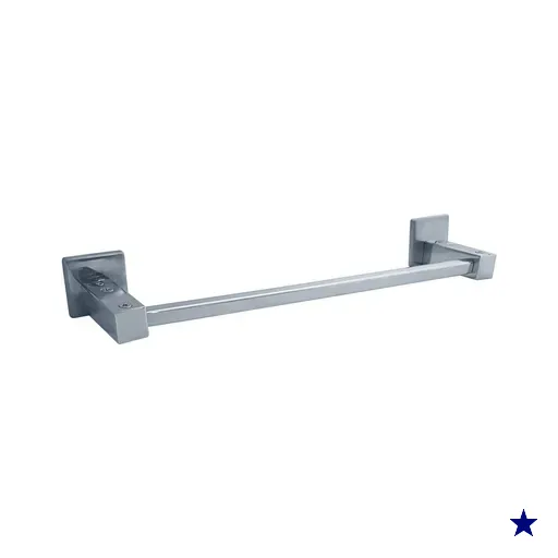 Toalheiro Aço Inox 30cm Suporte Porta Toalha De Rosto Lavabo