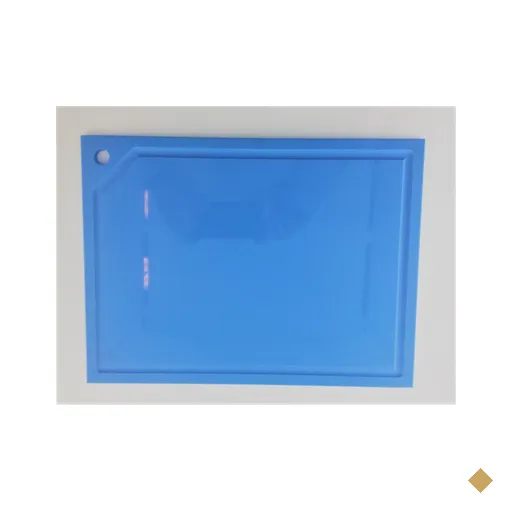 Tabua de Corte em Polietileno - Azul - Média