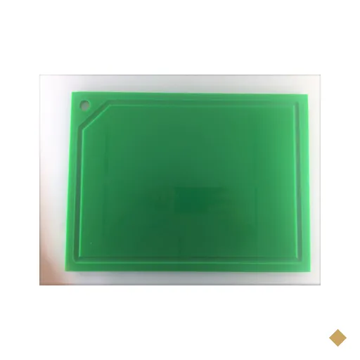 Tabua de Corte em Polietileno - Verde - Média