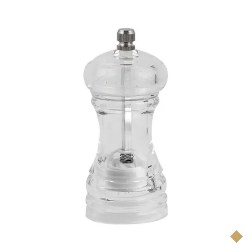 Moedor Gourmet Acrílico e Cerâmica  16 cm - Sal - Pimenta