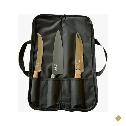Estojo para facas e acessorios - Chef - Churrasco - 6 itens